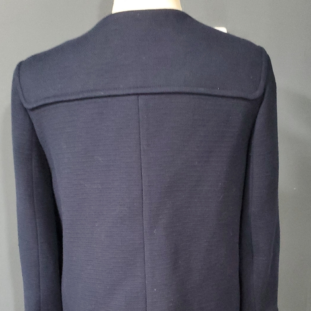 Sandro Women's Navy Toggle Pea Coat - Picture 8 of 17